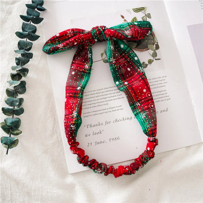 Fashion Snowflake Cloth Printing Hair Band