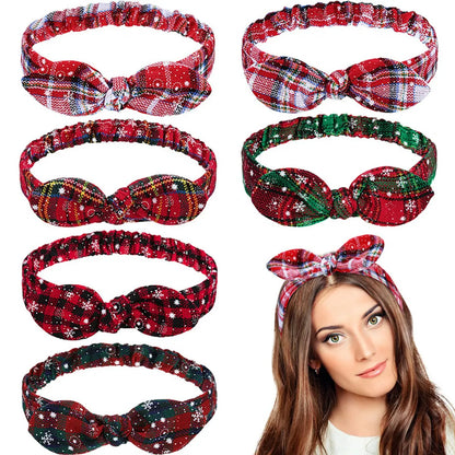 Fashion Snowflake Cloth Printing Hair Band