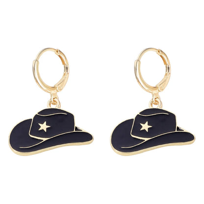 Fashion Solid Color Alloy Enamel Women's Drop Earrings 1 Pair