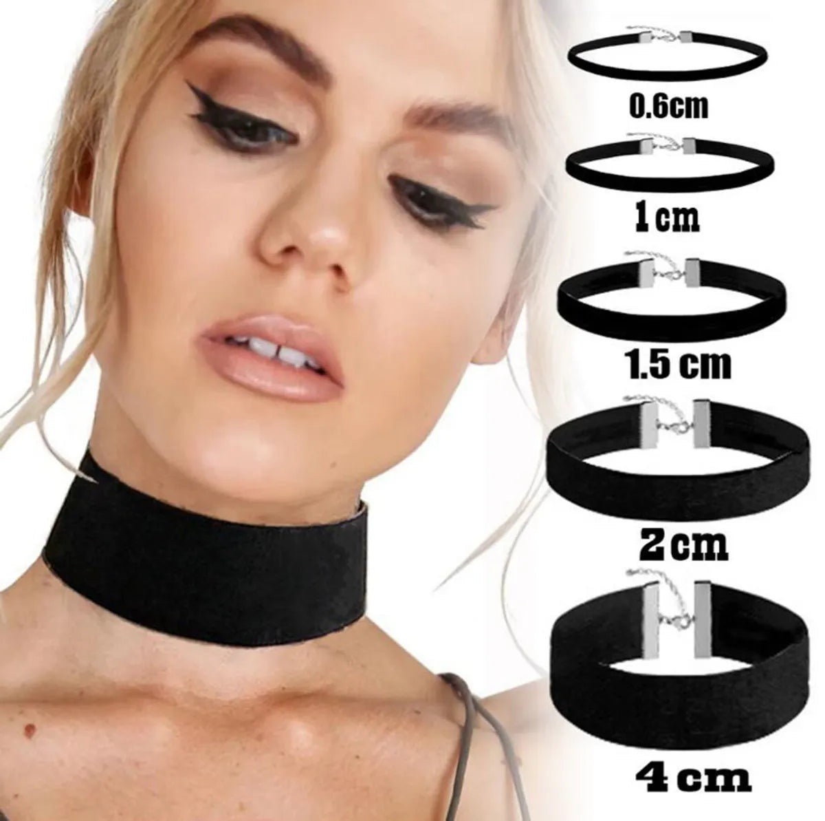 Fashion Solid Color Alloy Handmade Women's Choker 1 Piece