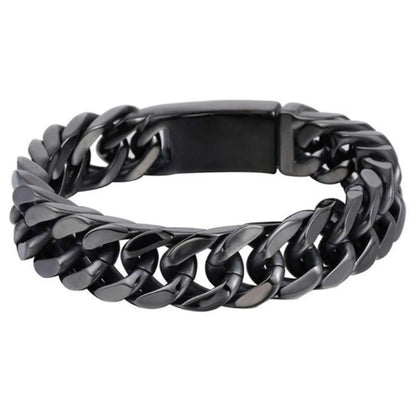 Fashion Solid Color Alloy Plating Men'S Bracelets 1 Piece