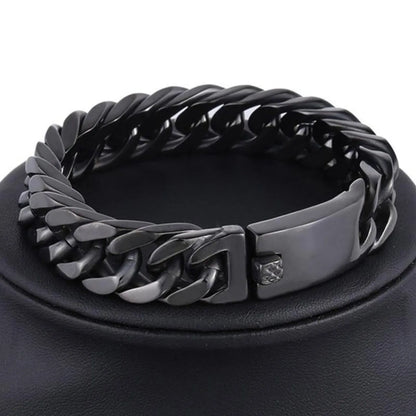 Fashion Solid Color Alloy Plating Men'S Bracelets 1 Piece