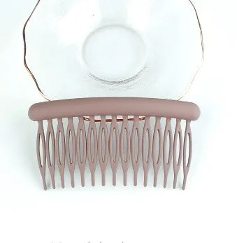 Fashion Solid Color Arylic Hollow Out Insert Comb 1 Piece