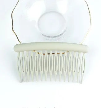 Fashion Solid Color Arylic Hollow Out Insert Comb 1 Piece