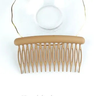 Fashion Solid Color Arylic Hollow Out Insert Comb 1 Piece