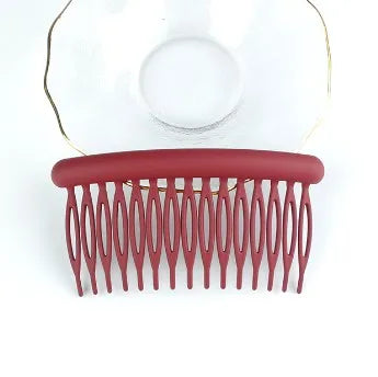 Fashion Solid Color Arylic Hollow Out Insert Comb 1 Piece