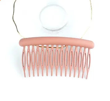 Fashion Solid Color Arylic Hollow Out Insert Comb 1 Piece