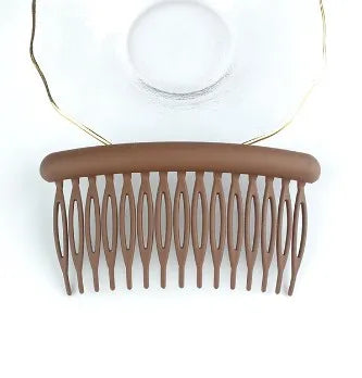 Fashion Solid Color Arylic Hollow Out Insert Comb 1 Piece