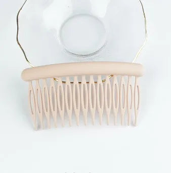 Fashion Solid Color Arylic Hollow Out Insert Comb 1 Piece