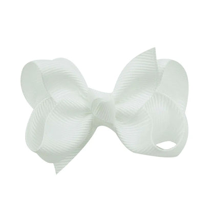 Fashion Solid Color Bow Knot Cloth Hair Clip 1 Piece