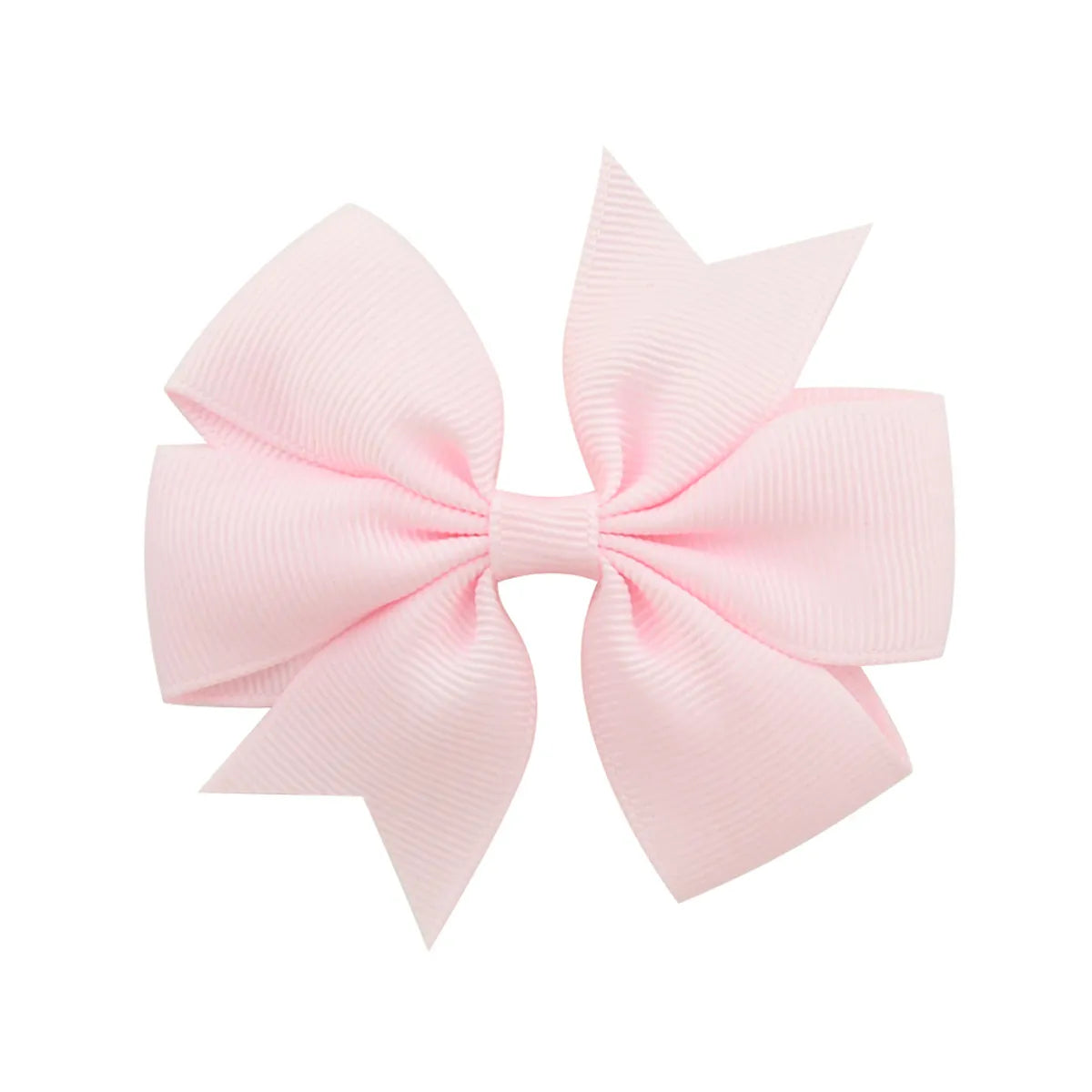 Fashion Solid Color Bow Knot Cloth Hair Clip 1 Piece