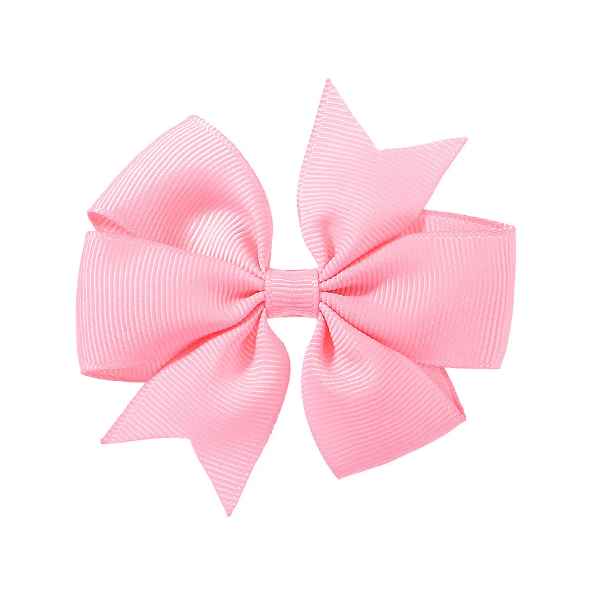 Fashion Solid Color Bow Knot Cloth Hair Clip 1 Piece