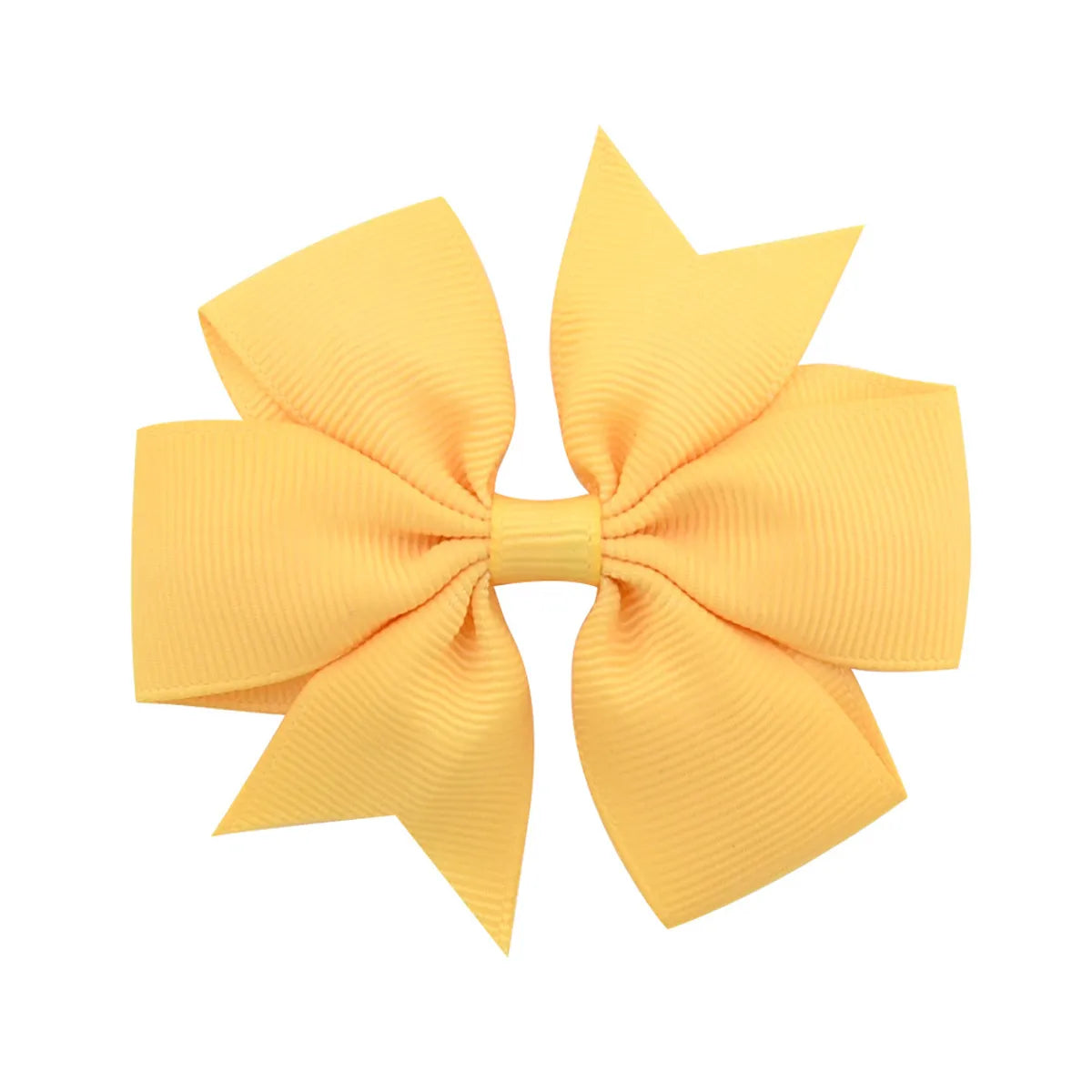 Fashion Solid Color Bow Knot Cloth Hair Clip 1 Piece