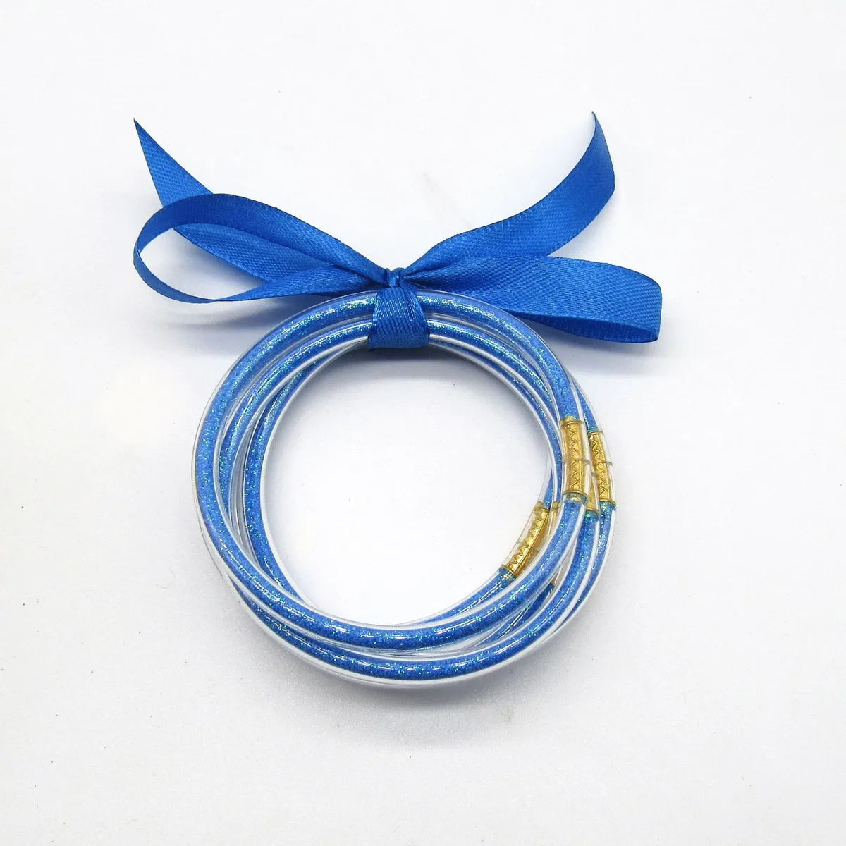 Fashion Solid Color Bow Knot Silica Gel Women'S Bracelets 1 Piece