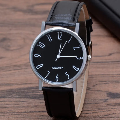 Fashion Solid Color Buckle Quartz Men'S Watches