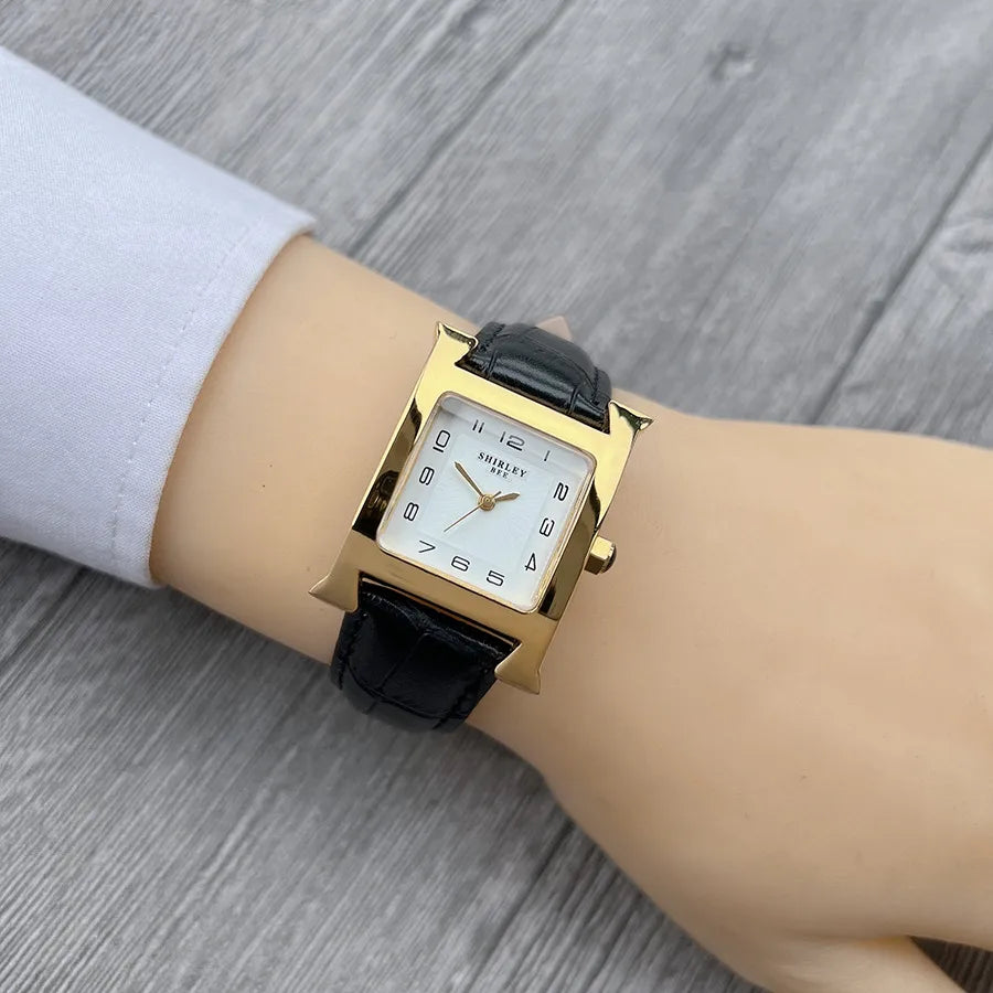 Fashion Solid Color Buckle Quartz Women'S Watches