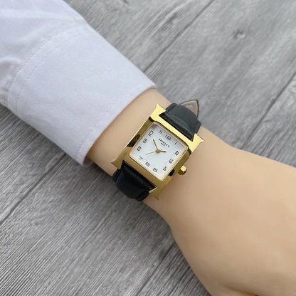 Fashion Solid Color Buckle Quartz Women'S Watches