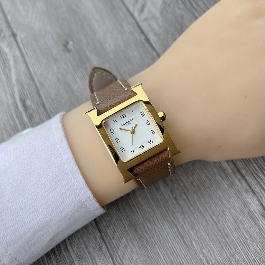 Fashion Solid Color Buckle Quartz Women'S Watches