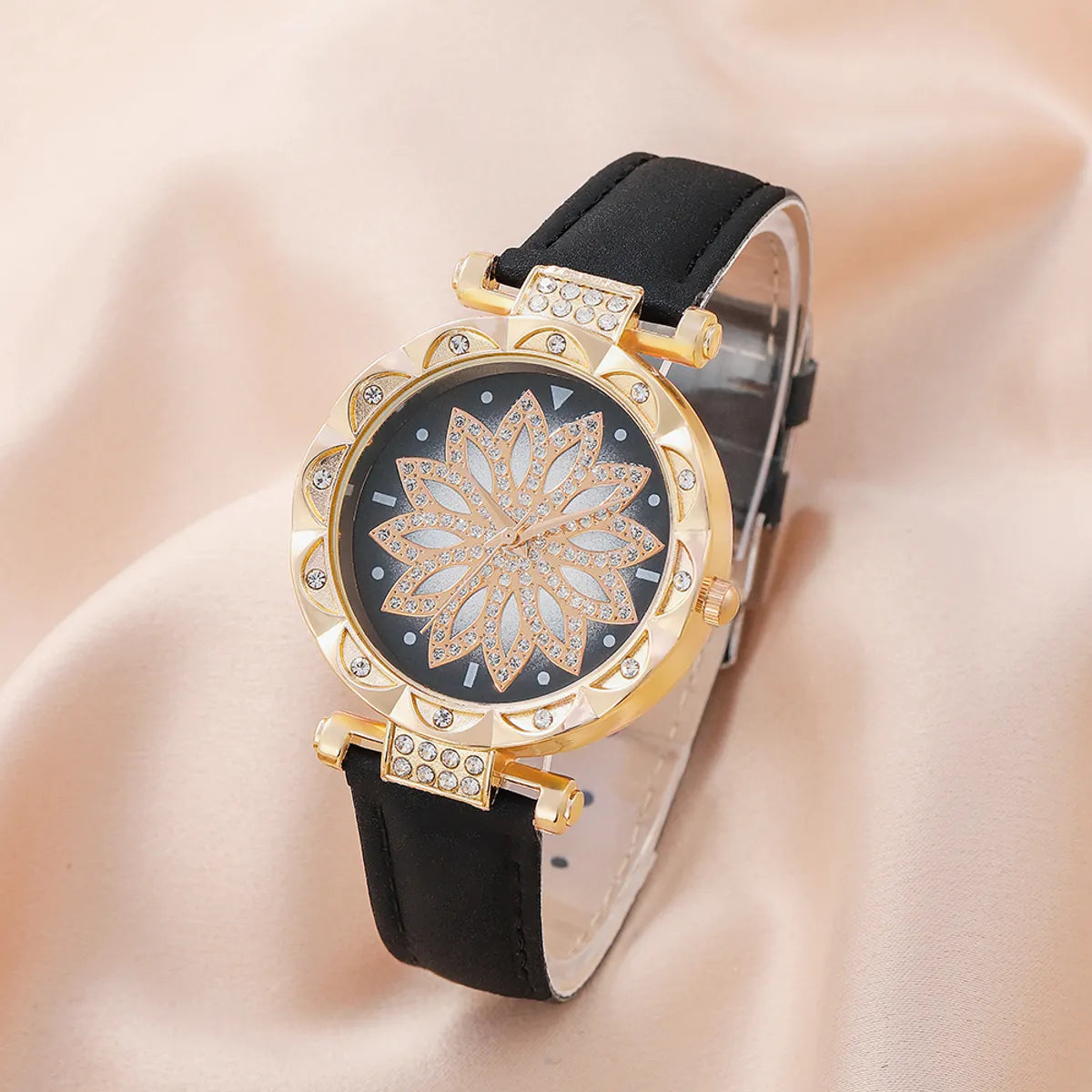 Fashion Solid Color Buckle Quartz Women'S Watches