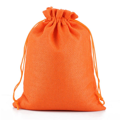 Fashion Solid Color Cloth Drawstring Jewelry Packaging Bags 1 Piece