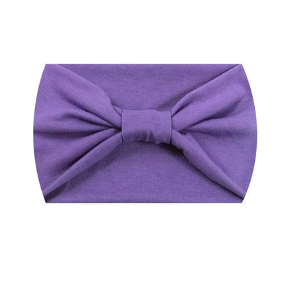 Fashion Solid Color Cloth Hair Band 1 Piece