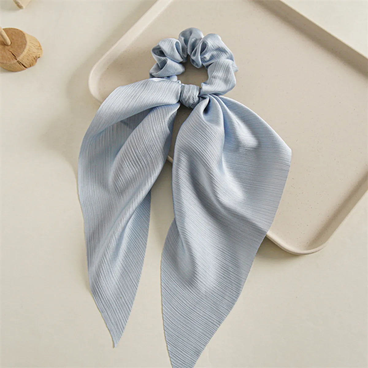 Fashion Solid Color Cloth Hair Tie 1 Piece