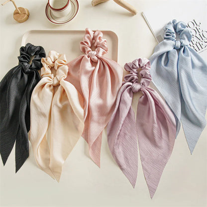 Fashion Solid Color Cloth Hair Tie 1 Piece