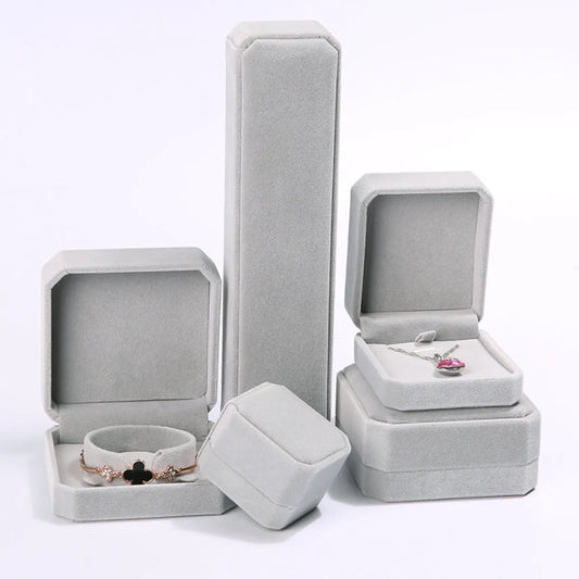 Fashion Solid Color Cloth Jewelry Boxes 1 Piece