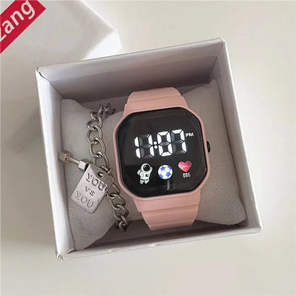 Fashion Solid Color Electronic Women'S Watches