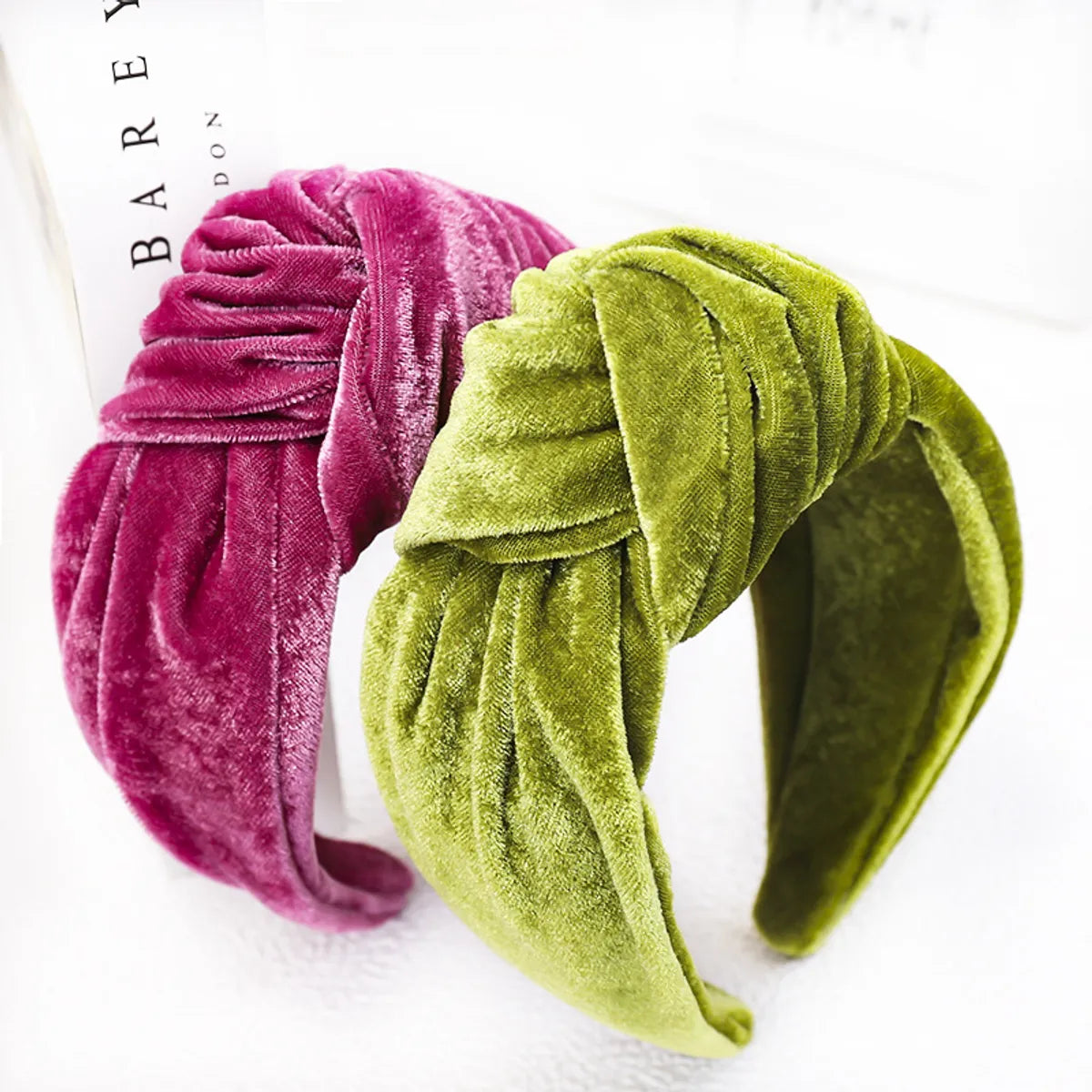 Fashion Solid Color Flannel Hair Band 1 Piece