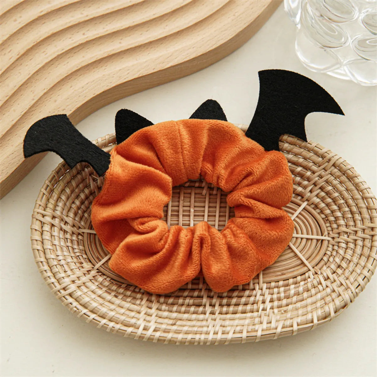 Fashion Solid Color Flannel Hair Tie