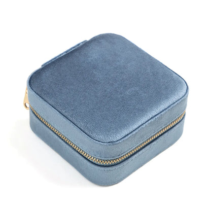 Fashion Solid Color Flannel Jewelry Boxes