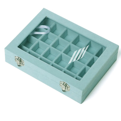 Fashion Solid Color Flannel Jewelry Boxes