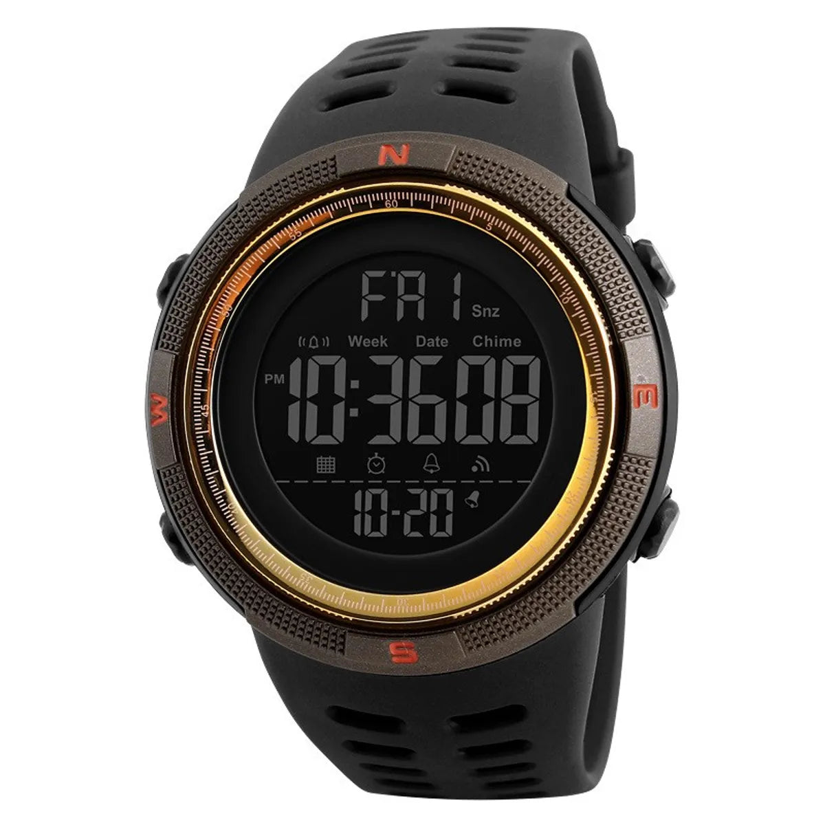 Fashion Solid Color Hook Electronic Men'S Watches