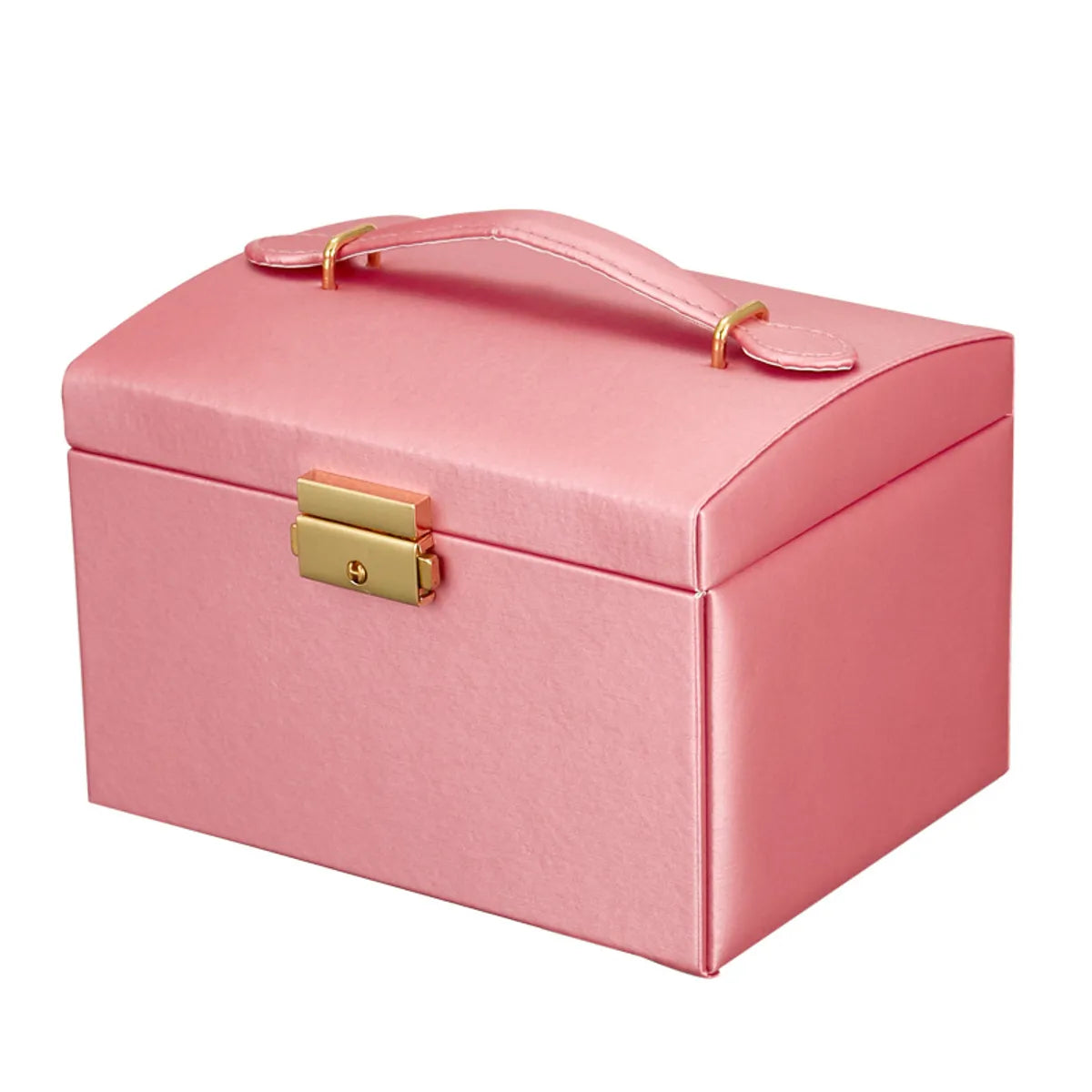 Fashion Solid Color Leather Jewelry Boxes 1 Piece