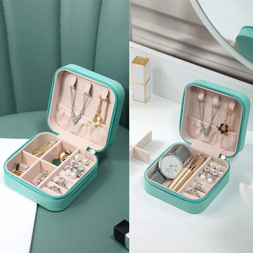 Fashion Solid Color Leather Jewelry Boxes 1 Piece