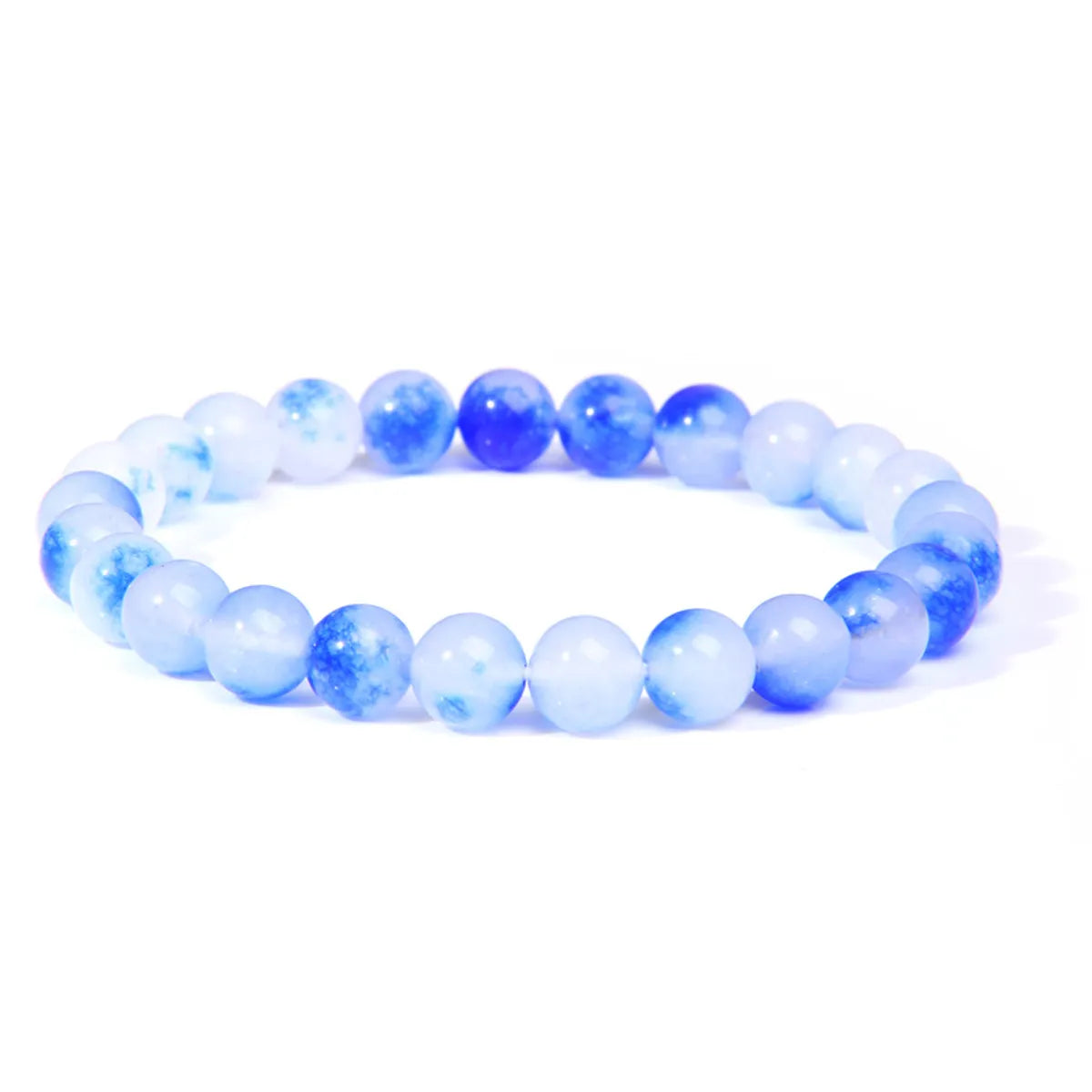 Fashion Solid Color Natural Stone Beaded Bracelets