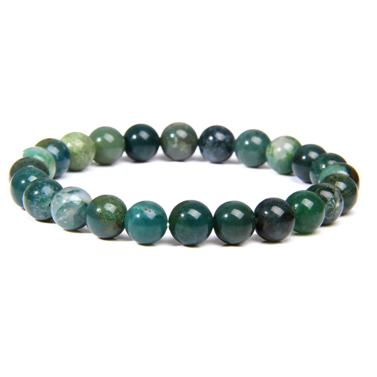 Fashion Solid Color Natural Stone Beaded Bracelets