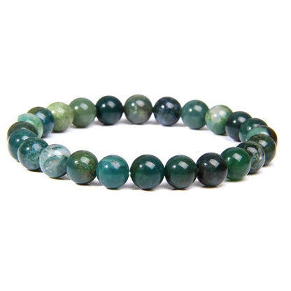 Fashion Solid Color Natural Stone Beaded Bracelets