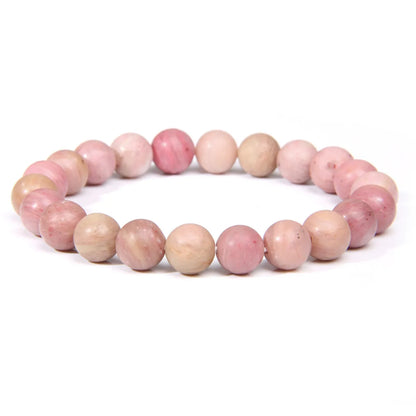 Fashion Solid Color Natural Stone Beaded Bracelets