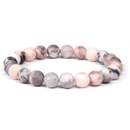 Fashion Solid Color Natural Stone Beaded Bracelets