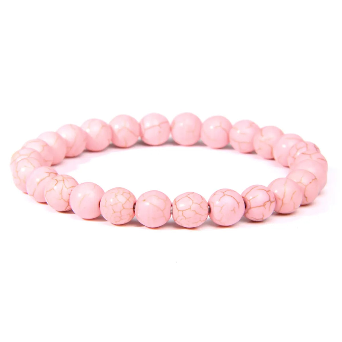 Fashion Solid Color Natural Stone Beaded Bracelets