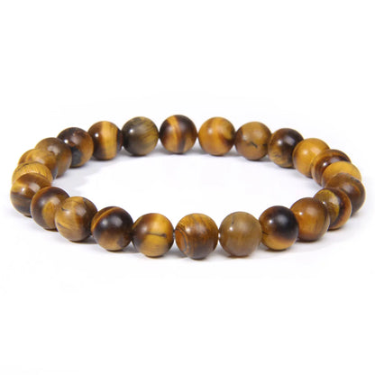 Fashion Solid Color Natural Stone Beaded Bracelets