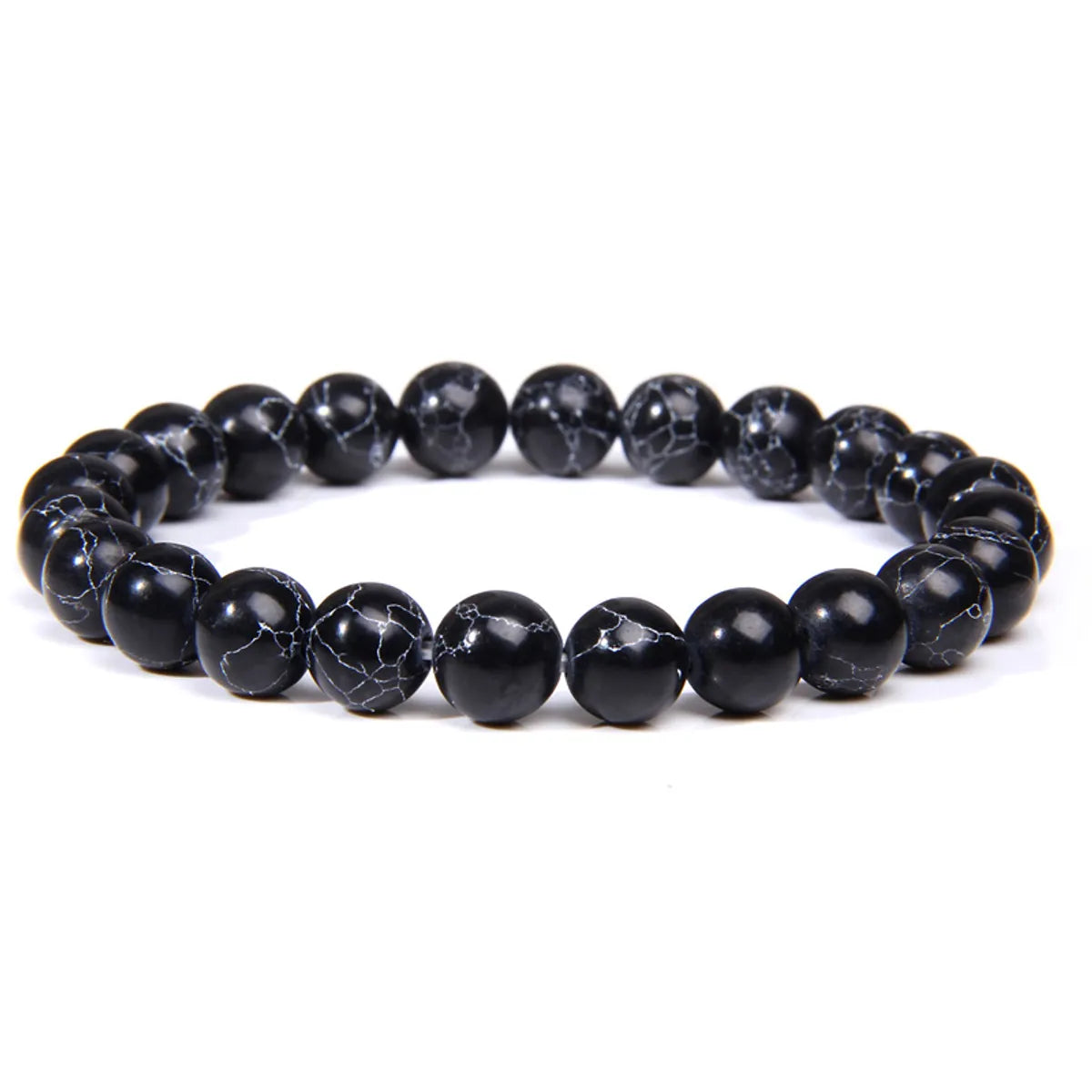 Fashion Solid Color Natural Stone Beaded Bracelets