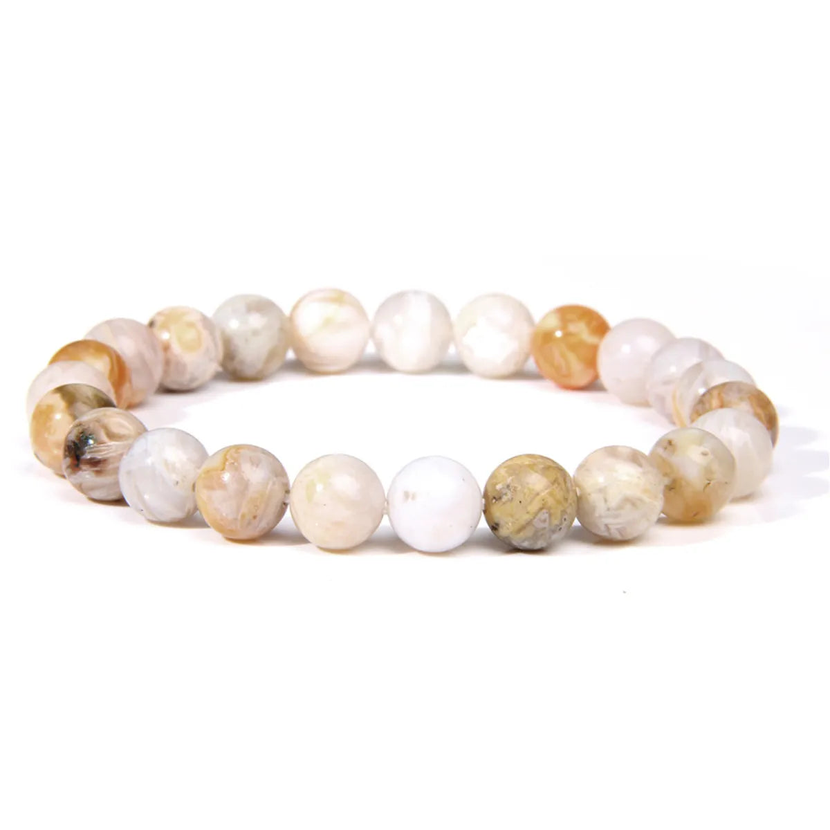 Fashion Solid Color Natural Stone Beaded Bracelets