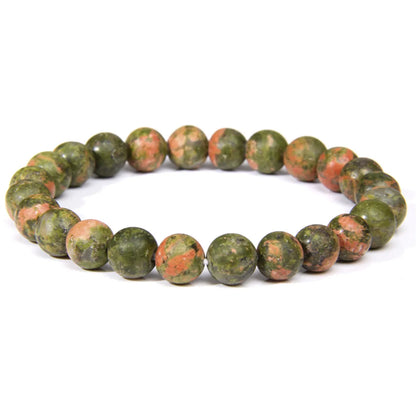 Fashion Solid Color Natural Stone Beaded Bracelets