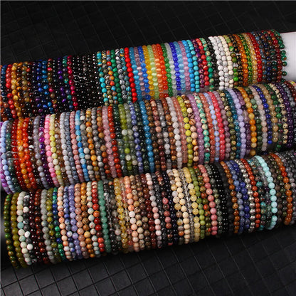 Fashion Solid Color Natural Stone Beaded Bracelets