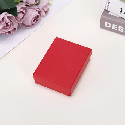 Fashion Solid Color Paper Jewelry Boxes 1 Piece