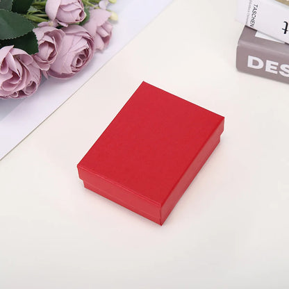 Fashion Solid Color Paper Jewelry Boxes 1 Piece