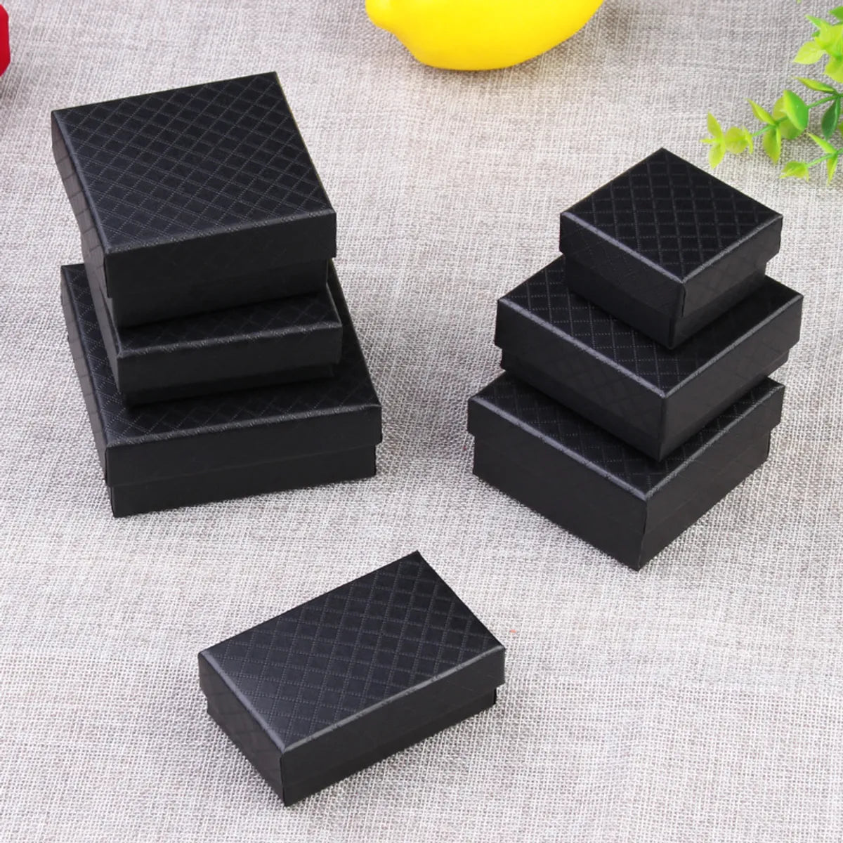 Fashion Solid Color Paper Jewelry Boxes 1 Piece